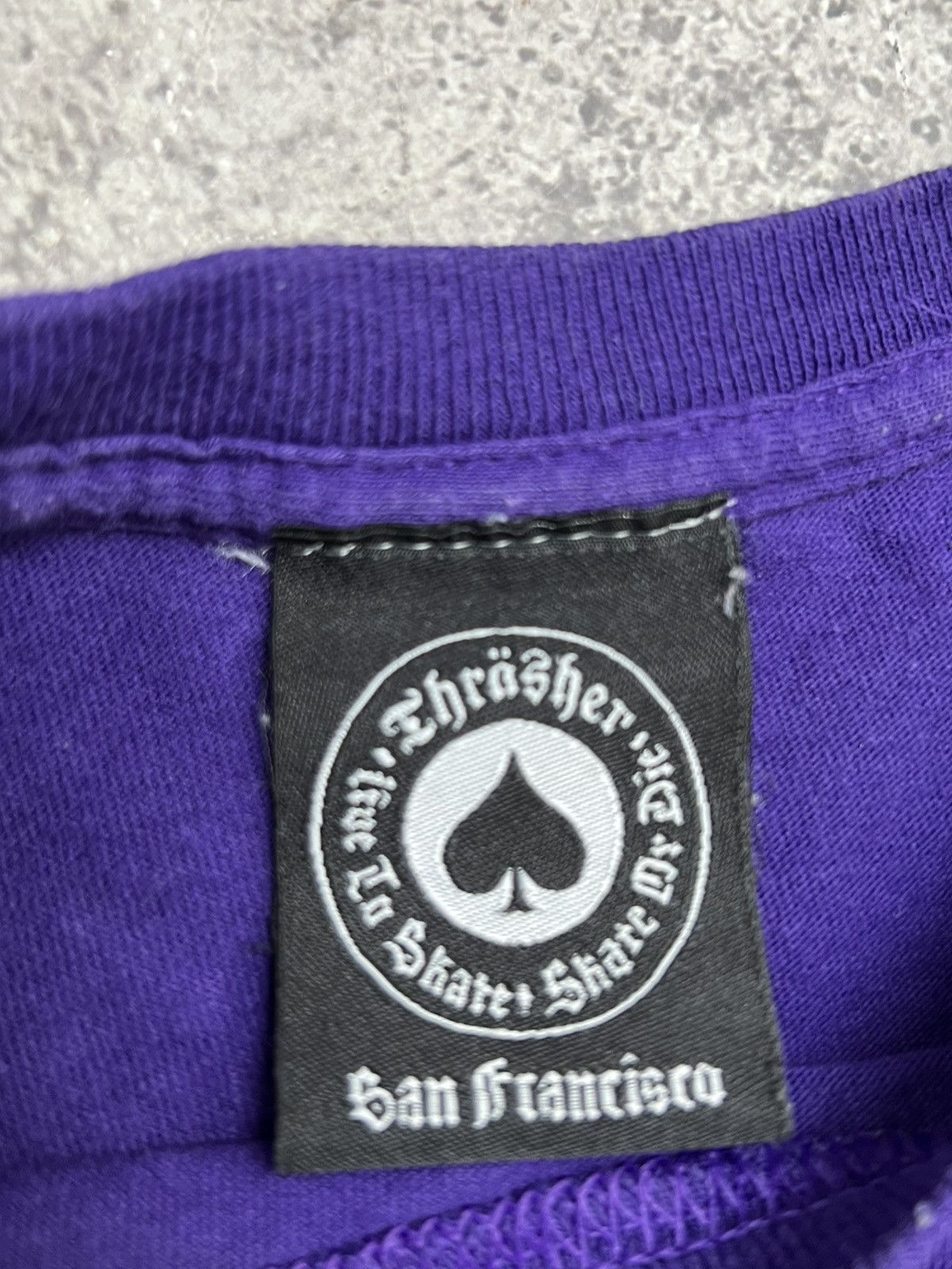 Thrasher × Vintage Vintage Trasher T Shirt Big Fire Logo Rare Size US S / EU 44-46 / 1 - 4 Thumbnail