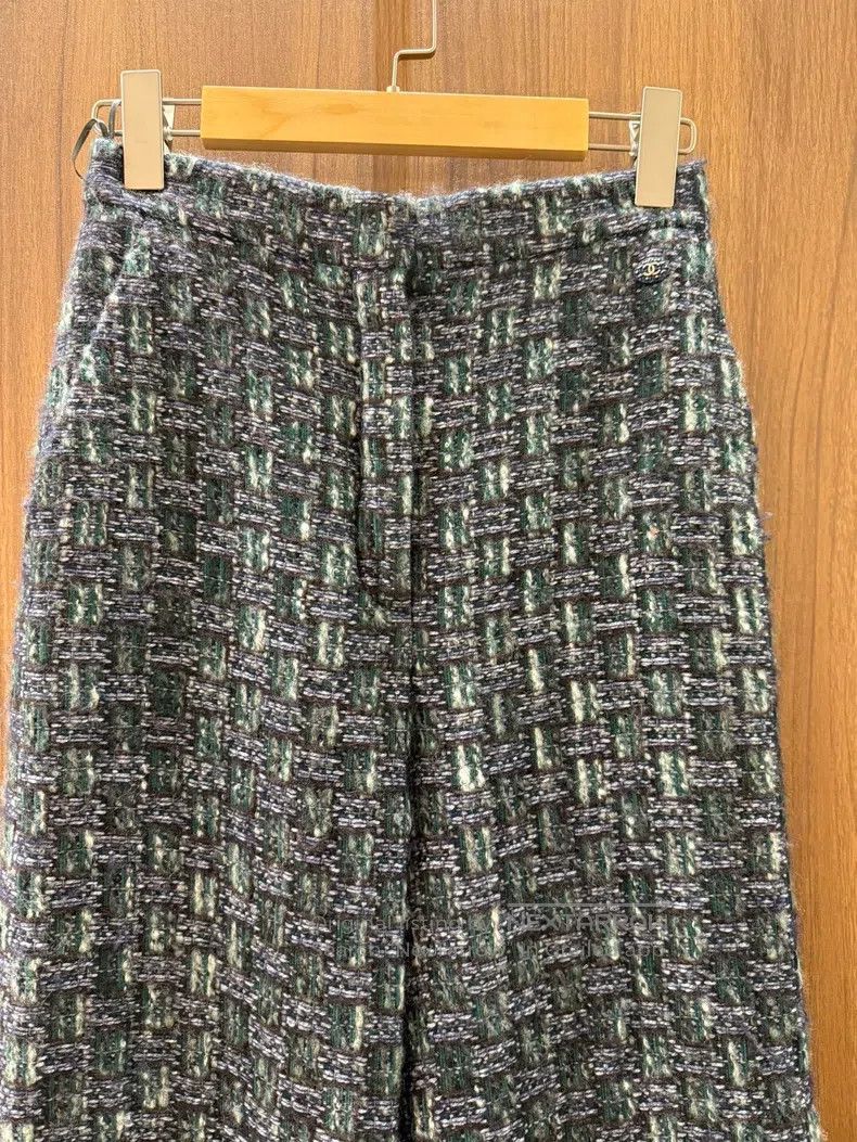 Chanel Chanel Tweed wide-leg trousers Size 25" / US 0 / IT 36 - 3 Thumbnail