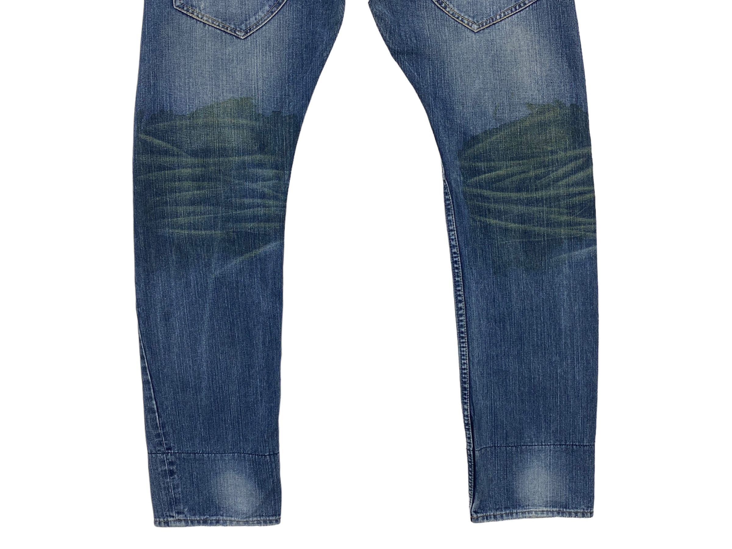Japanese Brand Double Waist Punk Bondage Goth Rockers Jeans Size US 32 / EU 48 - 6 Thumbnail