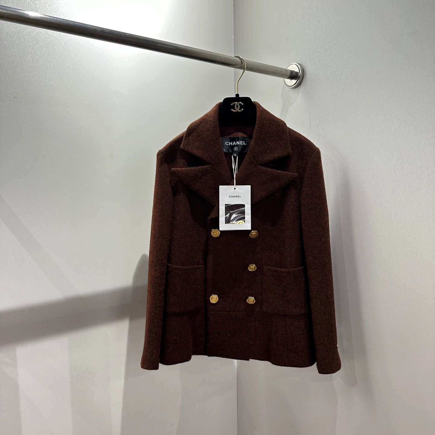 Chanel Chanel may142 Burger Double-Breasted Wool Jacket 38 Size S / US 4 / IT 40 - 1 Thumbnail