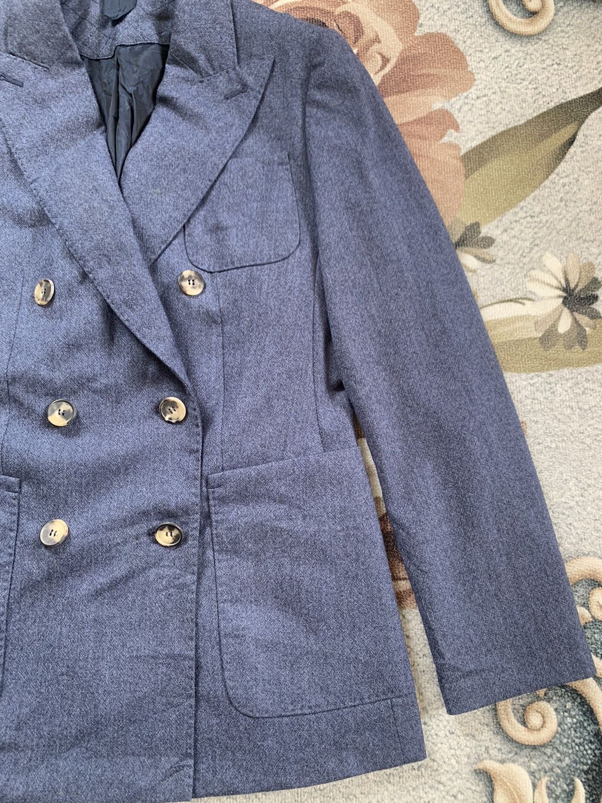Max Mara MaxMara Blend Cashmere Double Breast Jacket Coat Size XS / US 0-2 / IT 36-38 - 4 Thumbnail