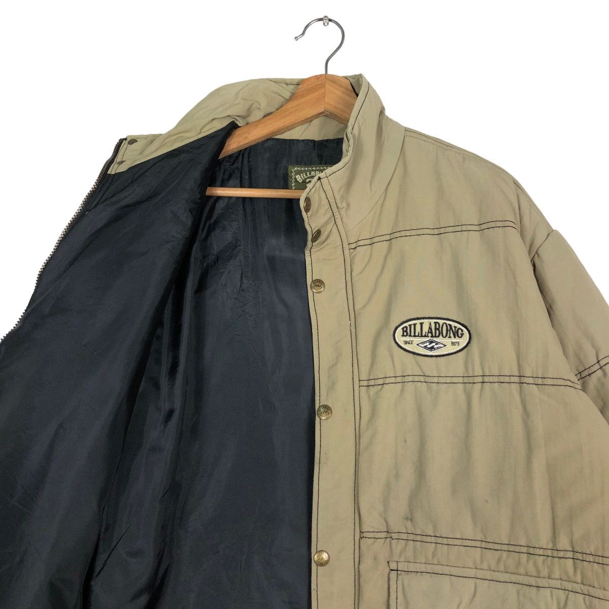 Japanese Brand 🔥Vintage Down Puffer Jacket Billabong Streetwear Design Size US M / EU 48-50 / 2 - 12 Thumbnail