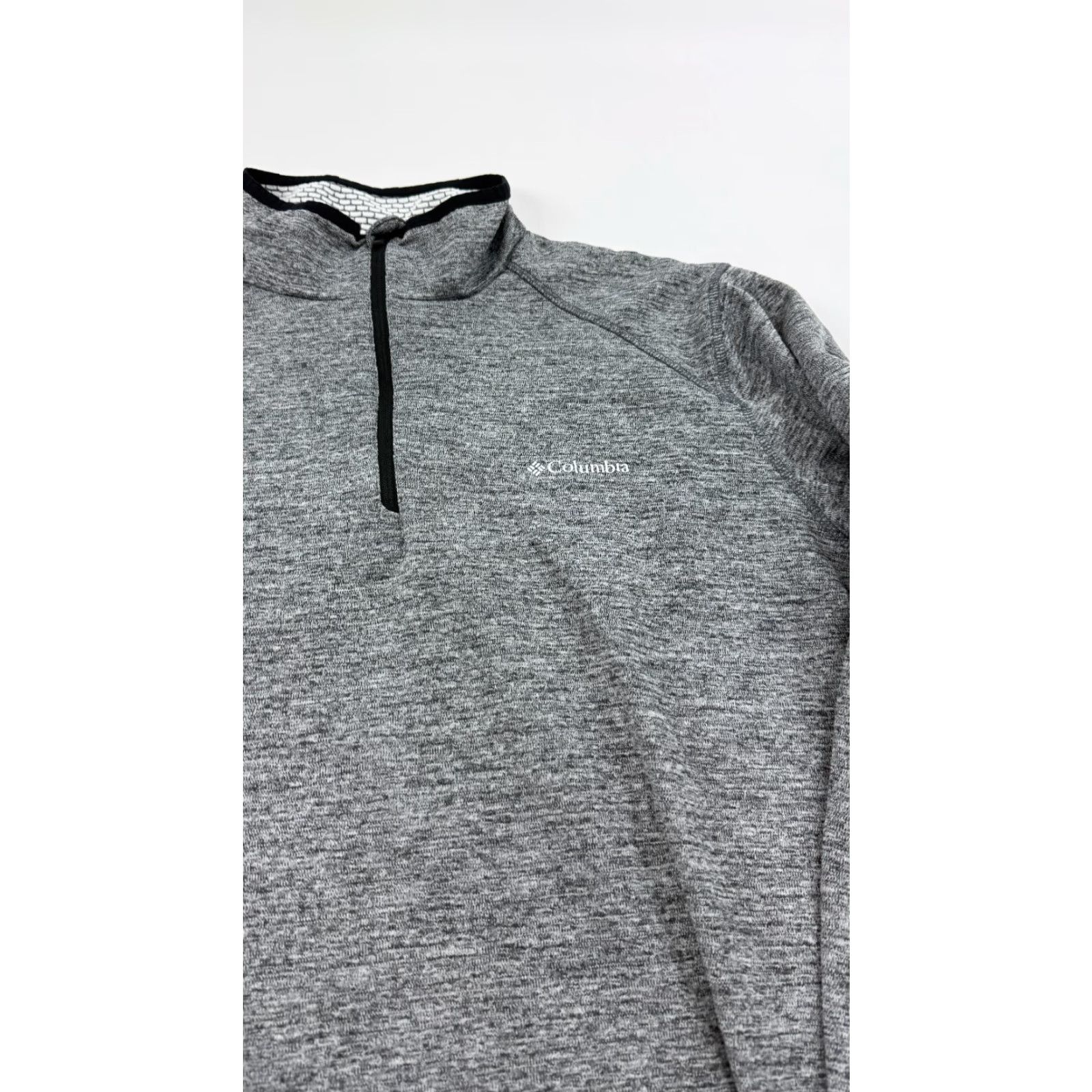 Greats Columbia Sweater Mens XL Gray Activewear 1/4 Zip Mock Neck Pullover Outdoor Casual Fall Winter Mens Size US XL / EU 56 / 4 - 3 Thumbnail