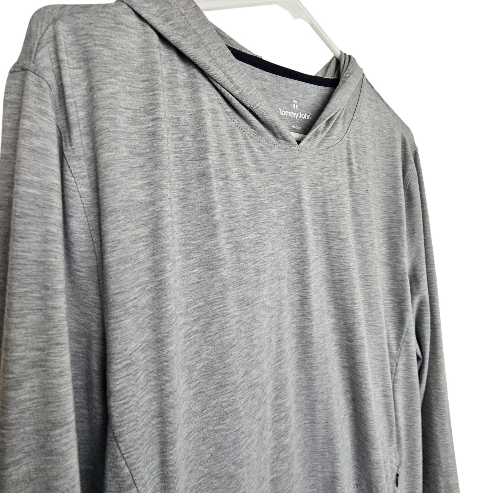 Tommy Bahama Tommy John Men Hoodie Shirt M Gray Minimalist Casual Stretch Size US M / EU 48-50 / 2 - 5 Thumbnail