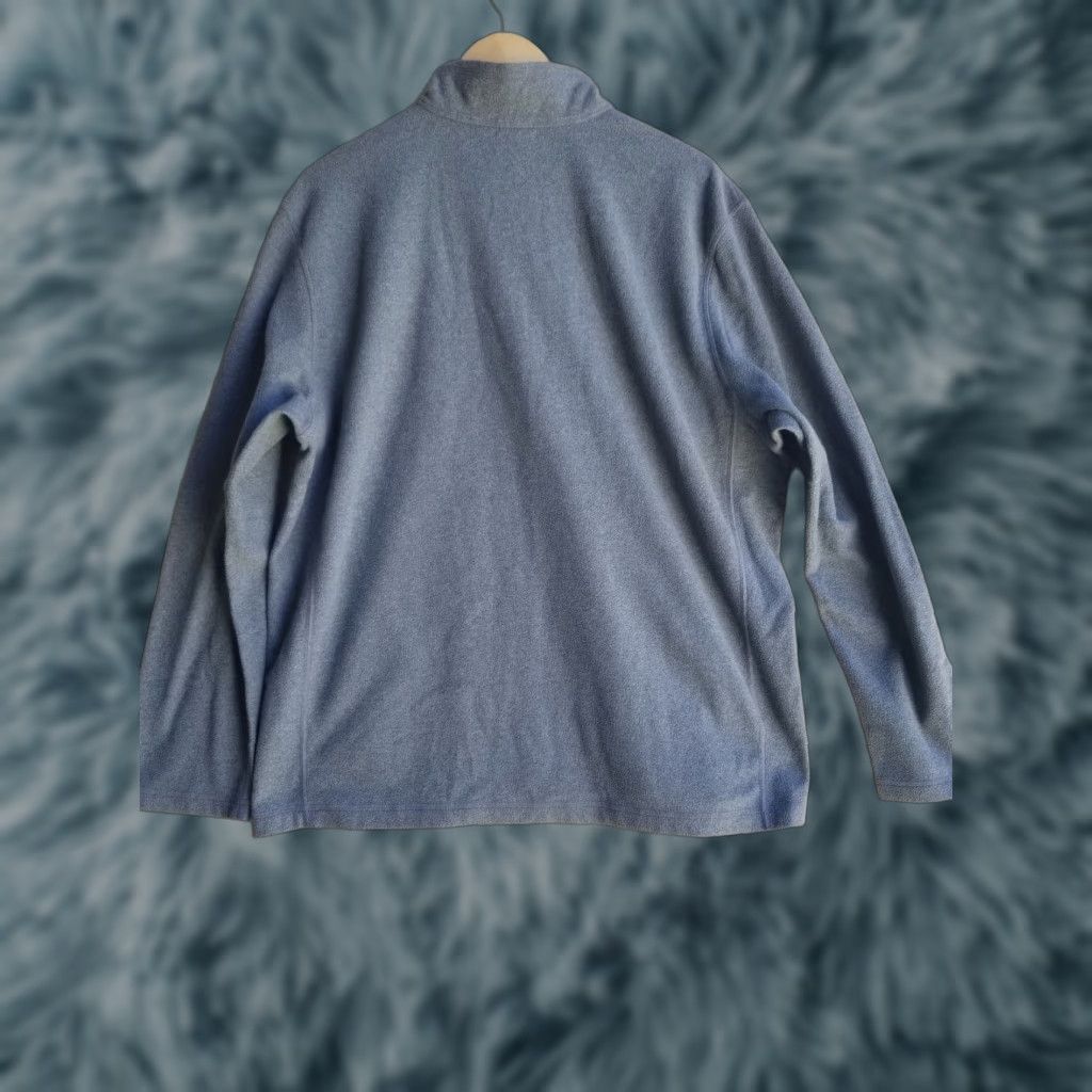 The North Face The North Face Pullover Men XL Gray 1/4 Zip Fleece Hiking Logo Mock Neck Sweatshirt Long Sleeve Athletic Outdoor Casual Size US XL / EU 56 / 4 - 1 Thumbnail