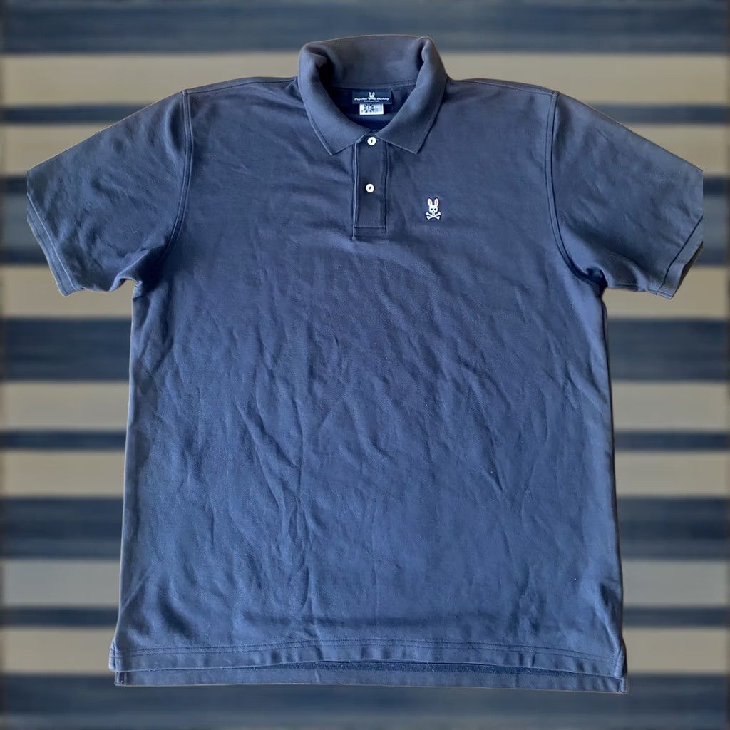 Psycho Bunny Psycho Bunny Polo Shirt Black Pima Cotton Men Size 9 Short Sleeve Embroidered Logo Size US M / EU 48-50 / 2 - 1 Thumbnail