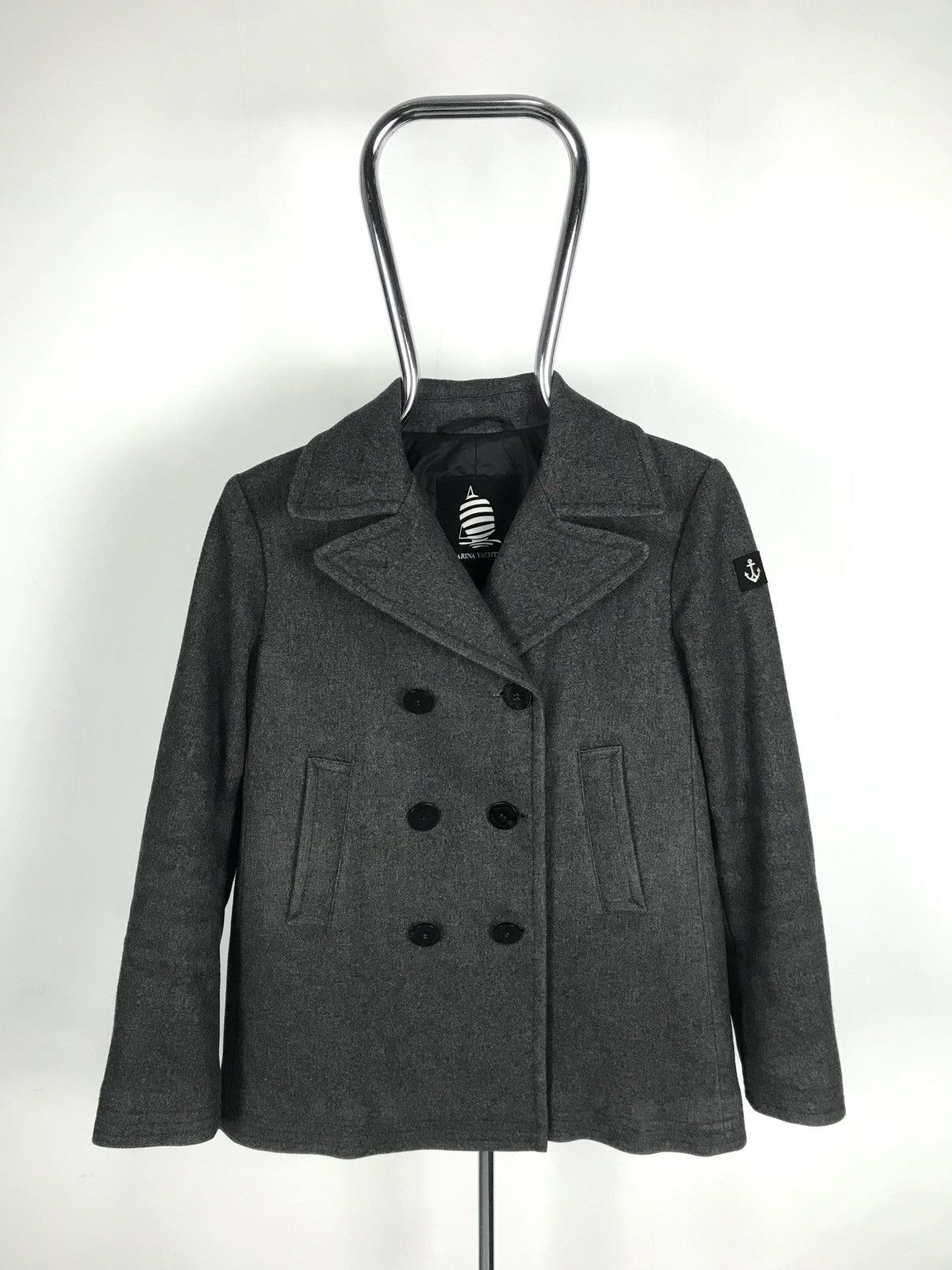 Designer Men’s S/46,Marina Yachting Wool Double Boarder Coat,Jacket Size US S / EU 44-46 / 1 - 1 Thumbnail