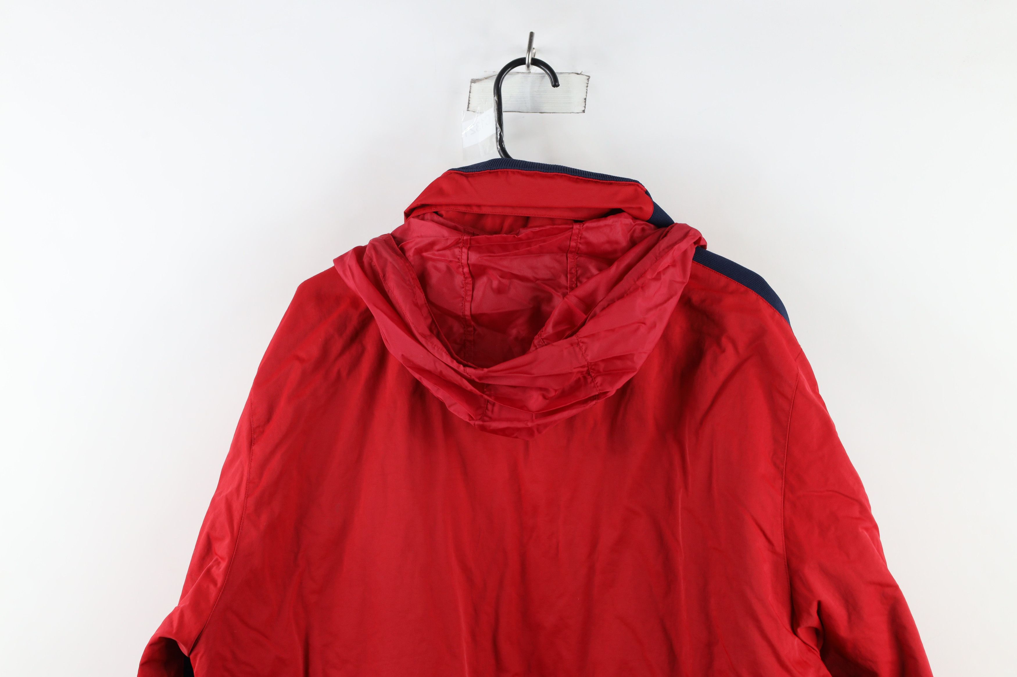 Nautica × Vintage Vintage 90s Nautica Competition Lined Hooded Full Zip Jacket Size US XL / EU 56 / 4 - 17 Thumbnail