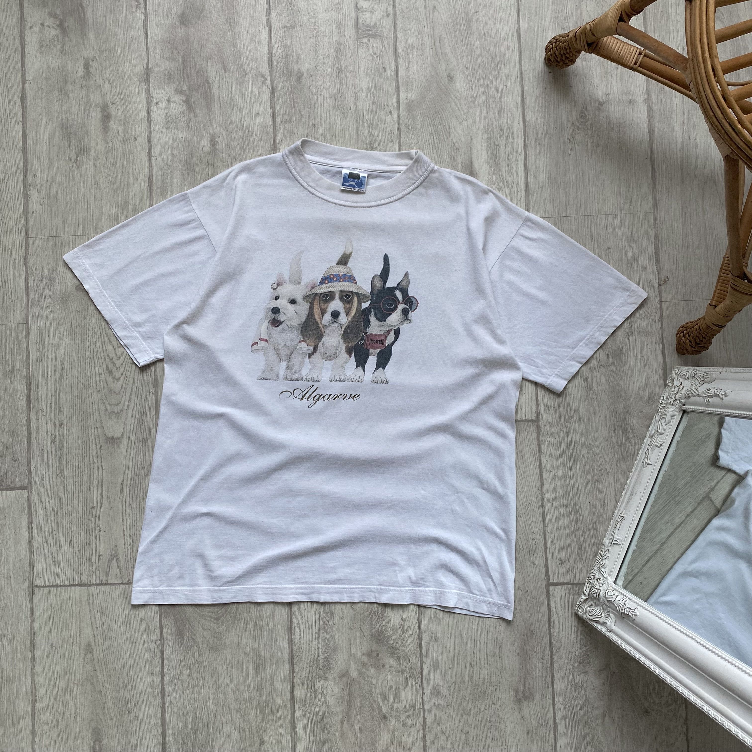The Mountain RARE Vintage Bob Harrison 90's Graphic Dog T Shirt tee Size US L / EU 52-54 / 3 - 2 Thumbnail