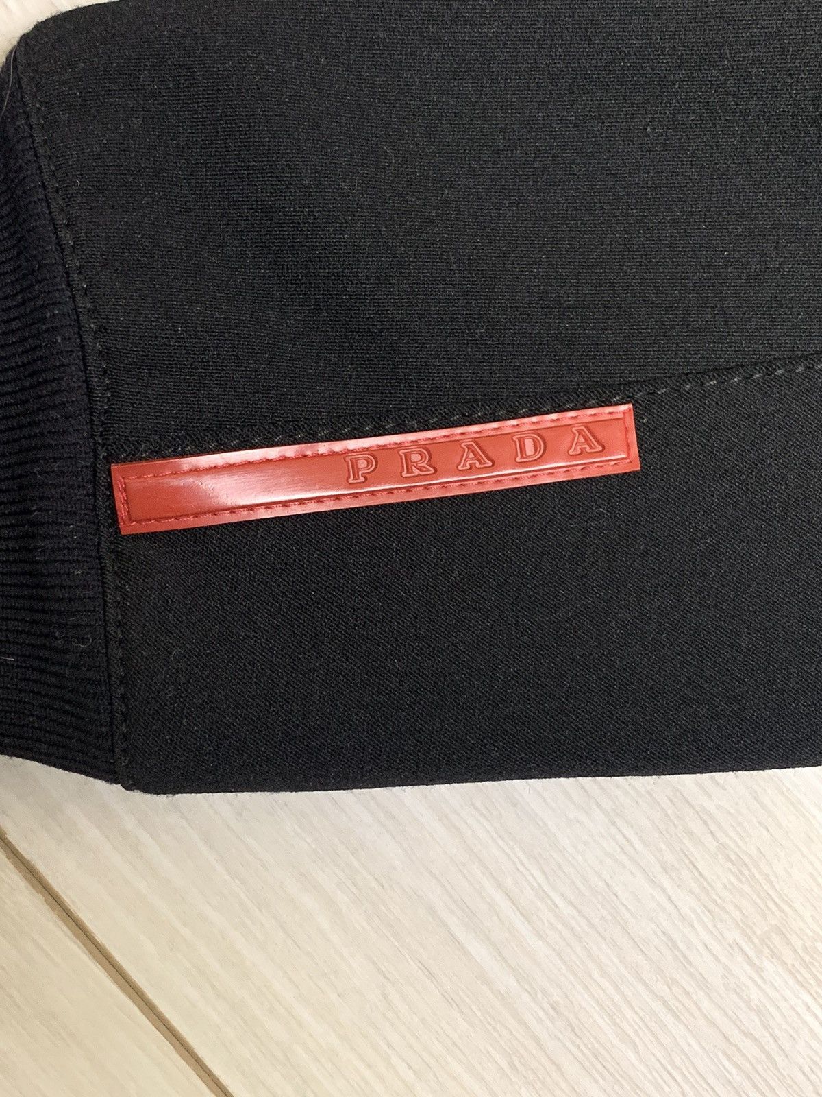 Prada Archival Prada Linea Rossa Nylon Quilted Long Jacket Black Size M / US 6-8 / IT 42-44 - 16 Thumbnail