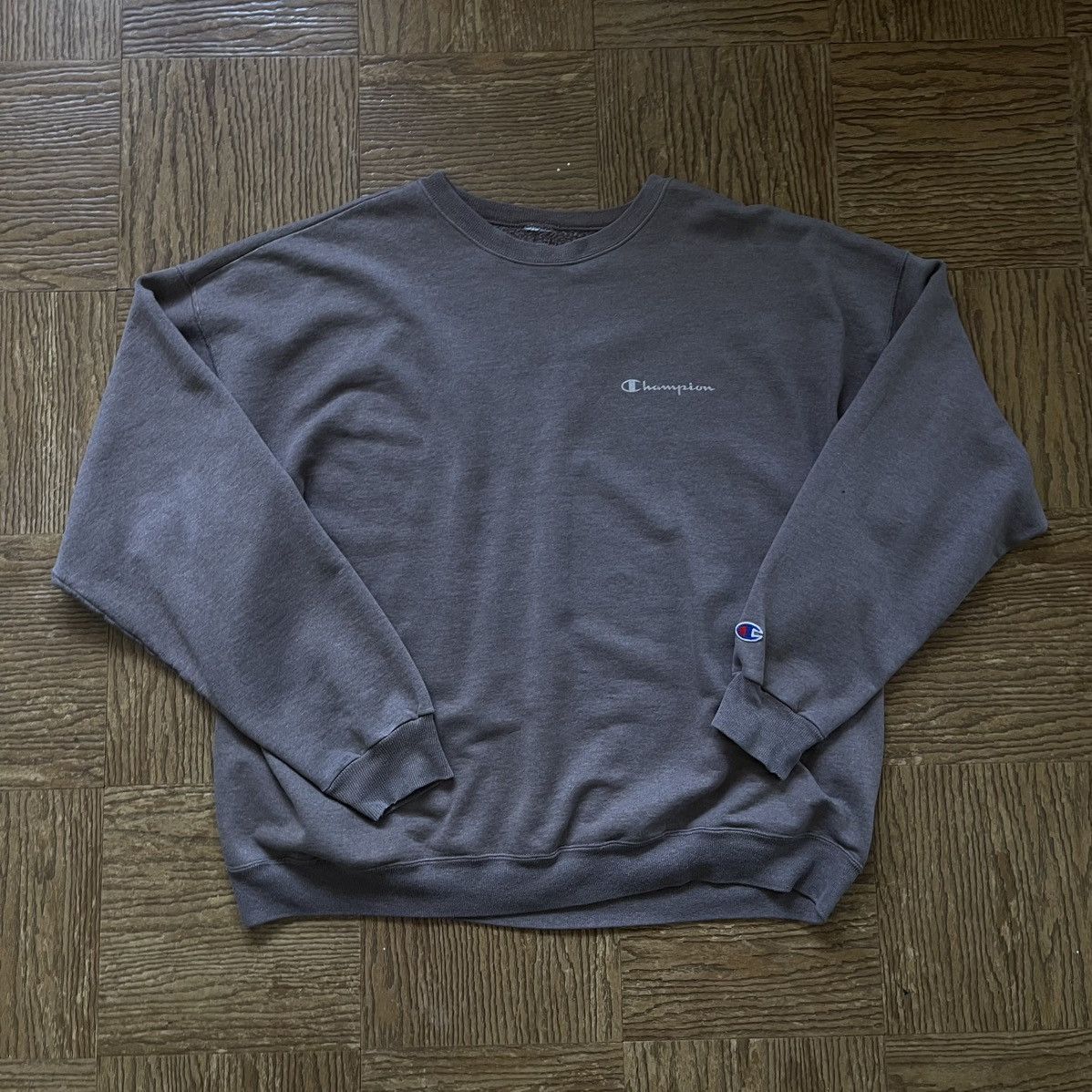 Champion × Vintage Champion Sweater Vintage Wear Tan Size US XL / EU 56 / 4 - 1 Thumbnail