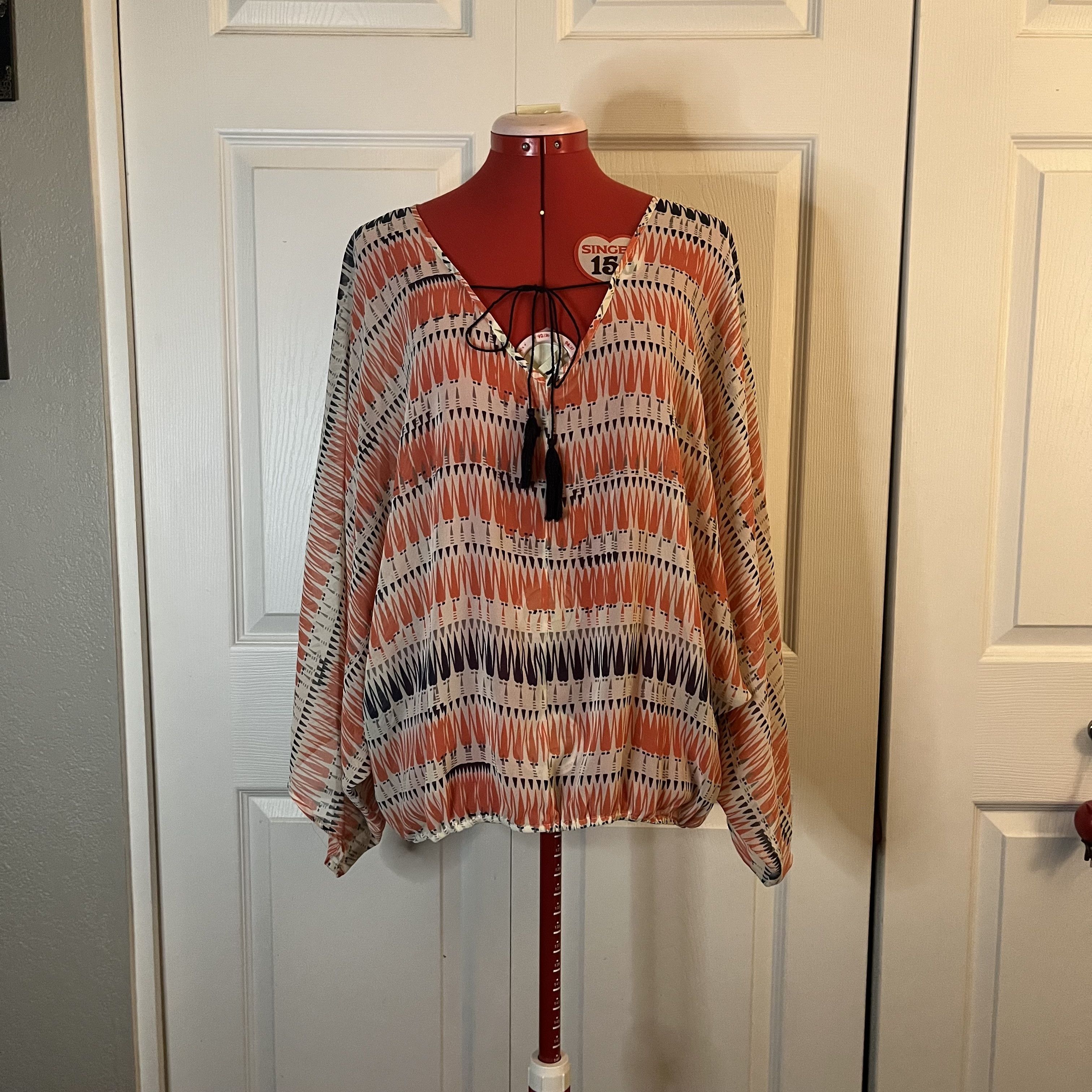 Sanctuary Sanctuary Clothing Semi-Sheer Blouse size L Size L / US 10 / IT 46 - 1 Thumbnail
