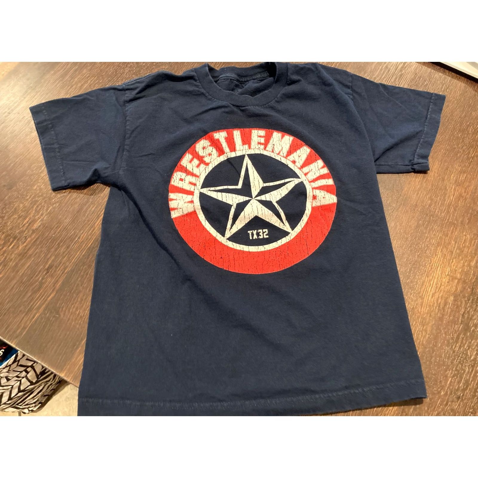 X-LARGE VINTAGE WWE Wrestlemania 32 TX 32 WWF Authentic T Shirt Black Large Size US L / EU 52-54 / 3 - 2 Thumbnail