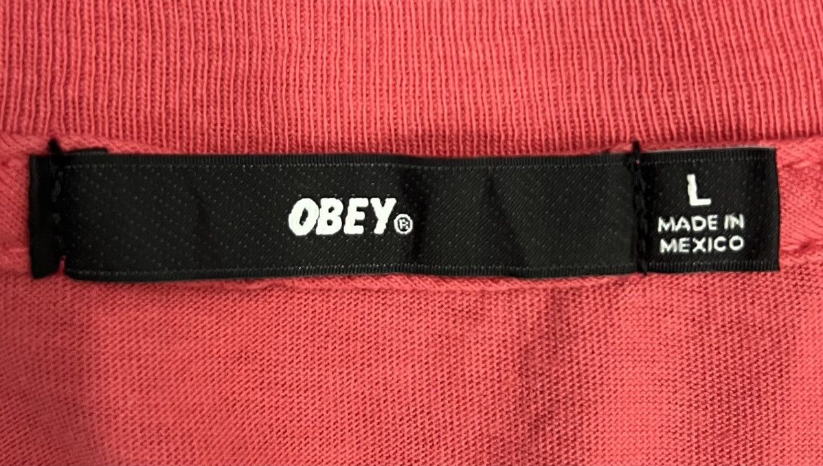 Obey × Vintage VINTAGE OBEY BIG LOGO BUTTERFLY SHIRT Size US L / EU 52-54 / 3 - 8 Thumbnail