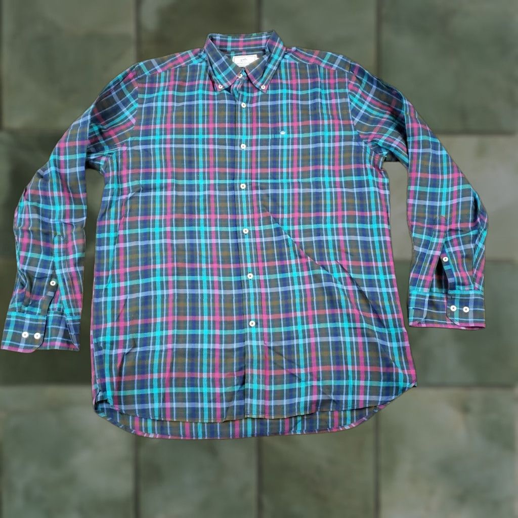 Southern Tide Southern Tide Plaid Button Up Shirt Men Medium Blue Long Sleeve Casual Classic Fit Size US M / EU 48-50 / 2 - 1 Thumbnail