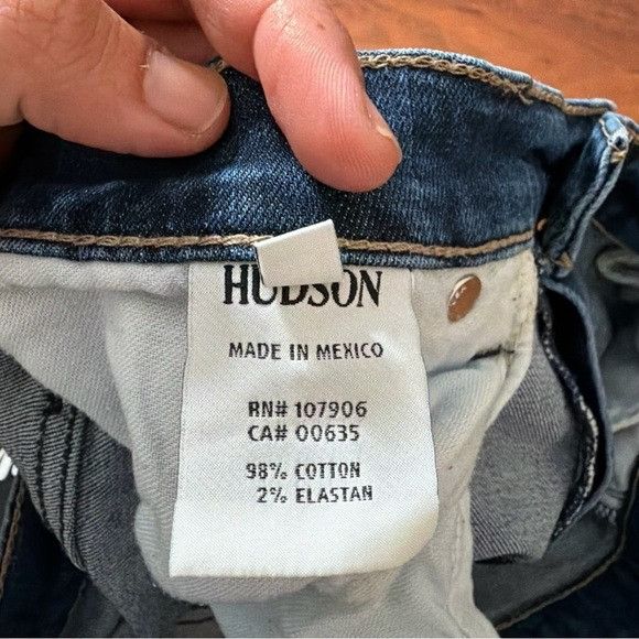 Hudson Hudson Jeans Dark Blue Boot Cut Denim Sz 30 Size 30" / US 8 / IT 44 - 8 Thumbnail