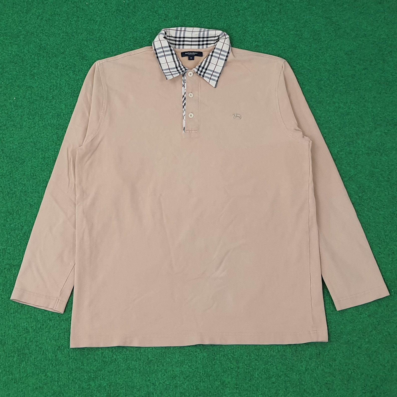 Burberry Vintage Burberry London Nova Check Polo Shirt C249N9 Size US M / EU 48-50 / 2 - 1 Thumbnail
