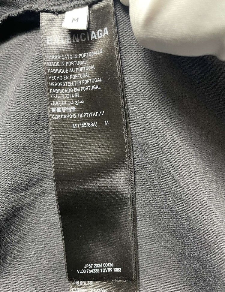 Balenciaga Balenciaga Black Statue of Liberty Short Sleeve T-shirt241 Size US M / EU 48-50 / 2 - 5 Thumbnail