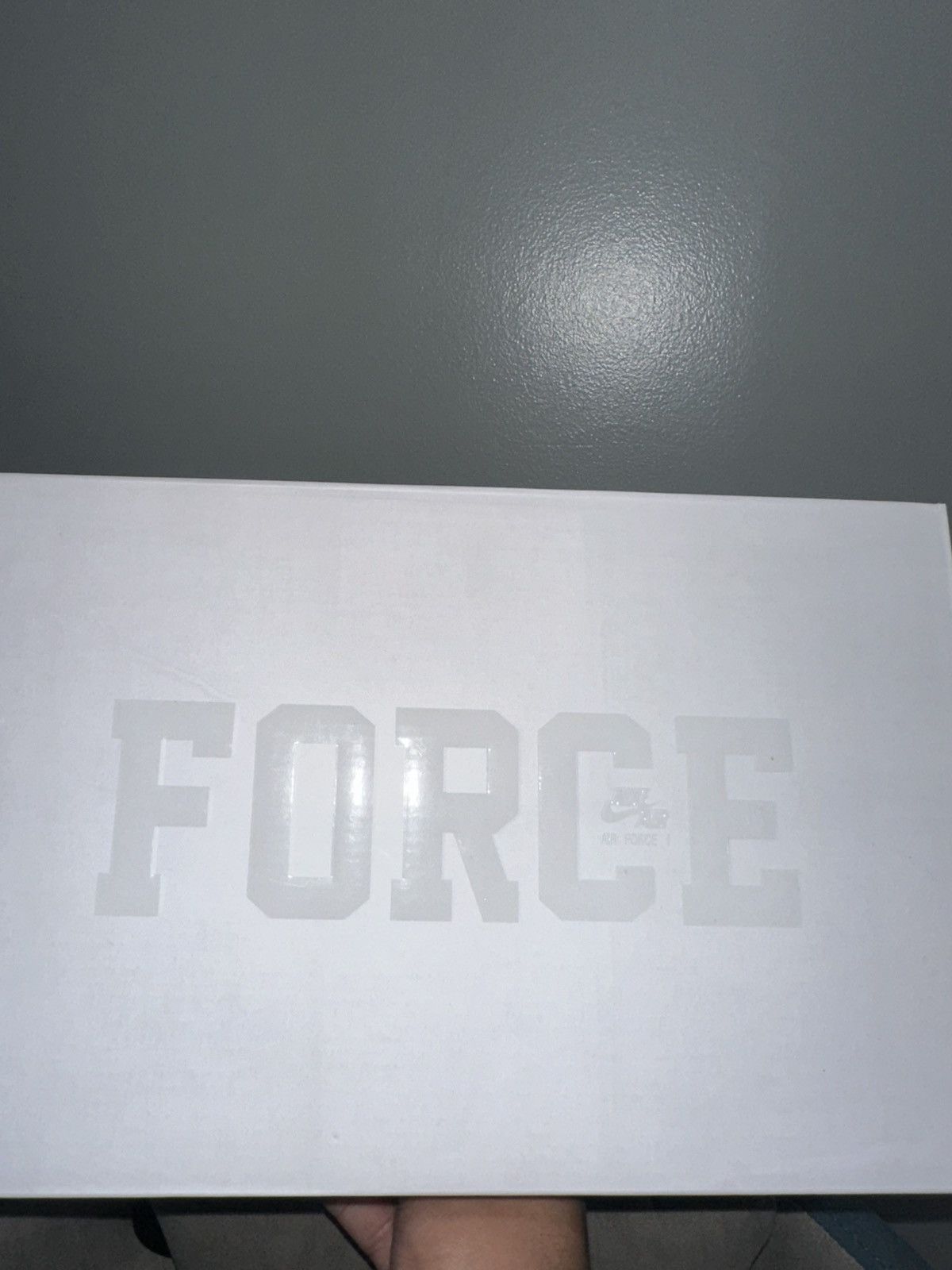 Nike × Travis Scott Travis Scott Nike Air Force 1 Sail Swooshes + Shoebox ONLY Size ONE SIZE - 2 Thumbnail