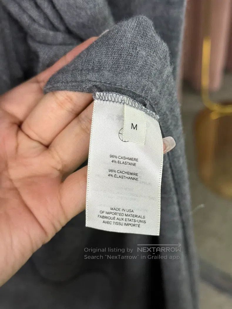 The Row The row Grey Long Cashmere Cardigan Jacket Size M / US 6-8 / IT 42-44 - 4 Thumbnail