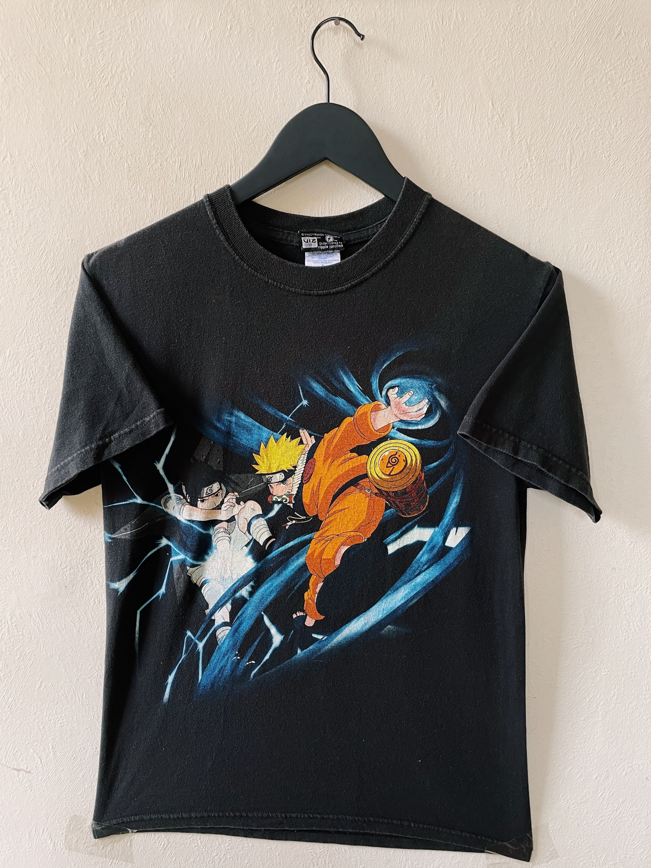 Anime Vintage 2002 Naruto & Sasuke T-shirt Black Size US S / EU 44-46 / 1 - 1 Thumbnail
