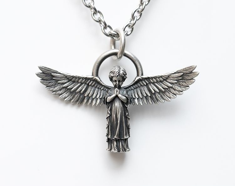 Japanese Brand Little Angle Pendant Necklace Size ONE SIZE - 1 Thumbnail