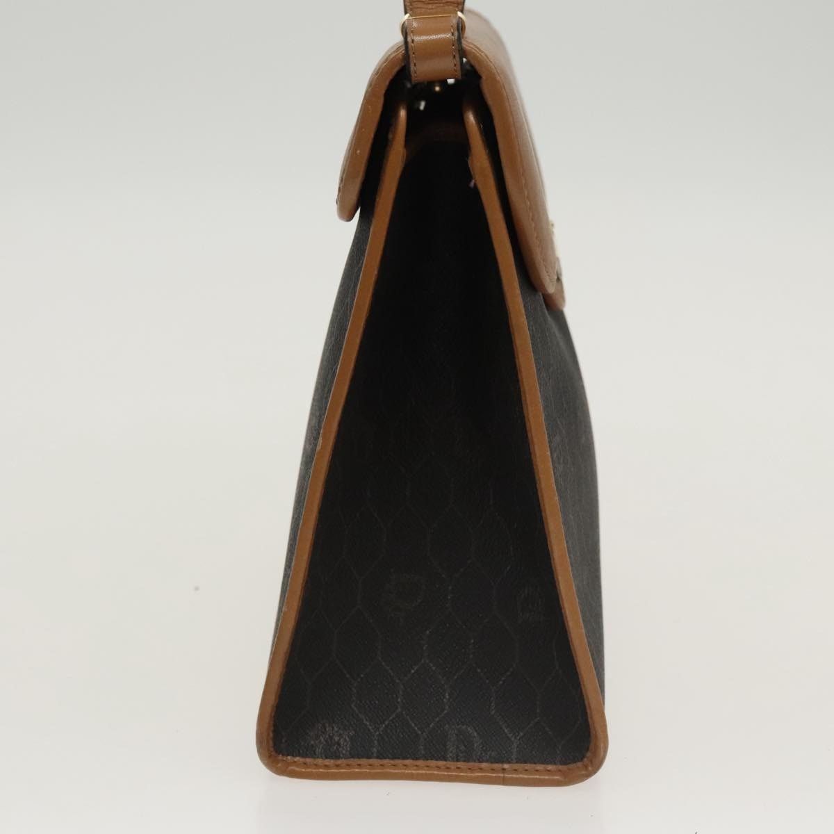 Dior DIOR Honeycomb Canvas Hand Bag Pvc Black Brown Size ONE SIZE - 5 Thumbnail