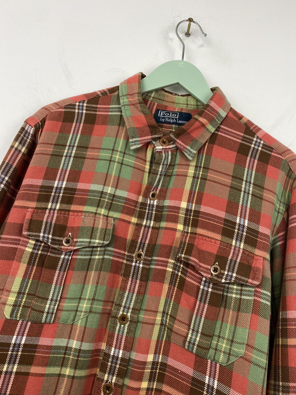 Ralph Lauren Vintage Polo Ralph Lauren Over Shirt Western Flannel Size US M / EU 48-50 / 2 - 2 Thumbnail