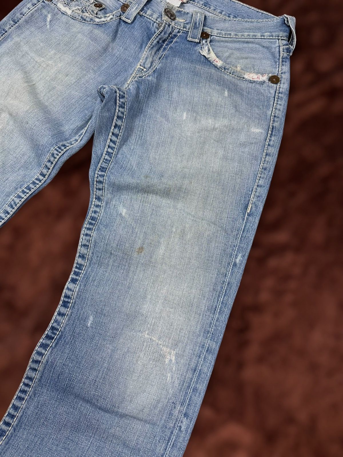 Japanese Brand × True Religion True Religion Dirty Flare Jeans Size US 31 - 7 Thumbnail