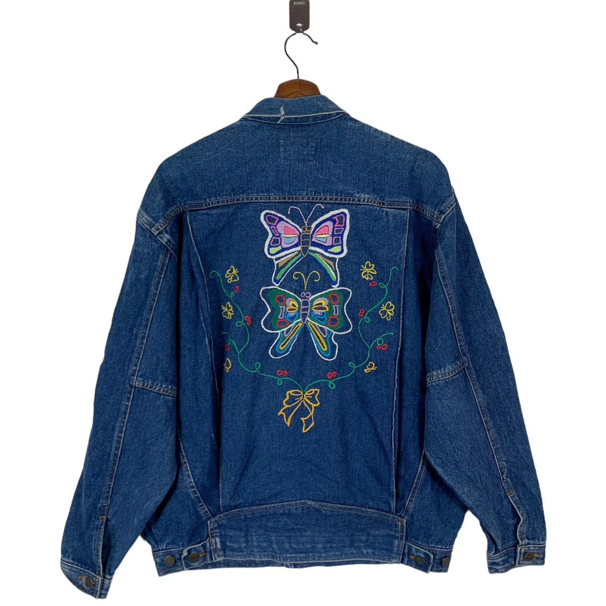 Other VINTAGE PARFECTION BUTTERFLY EMBROIDERY DEMIN JACKET Size US M / EU 48-50 / 2 - 1 Thumbnail
