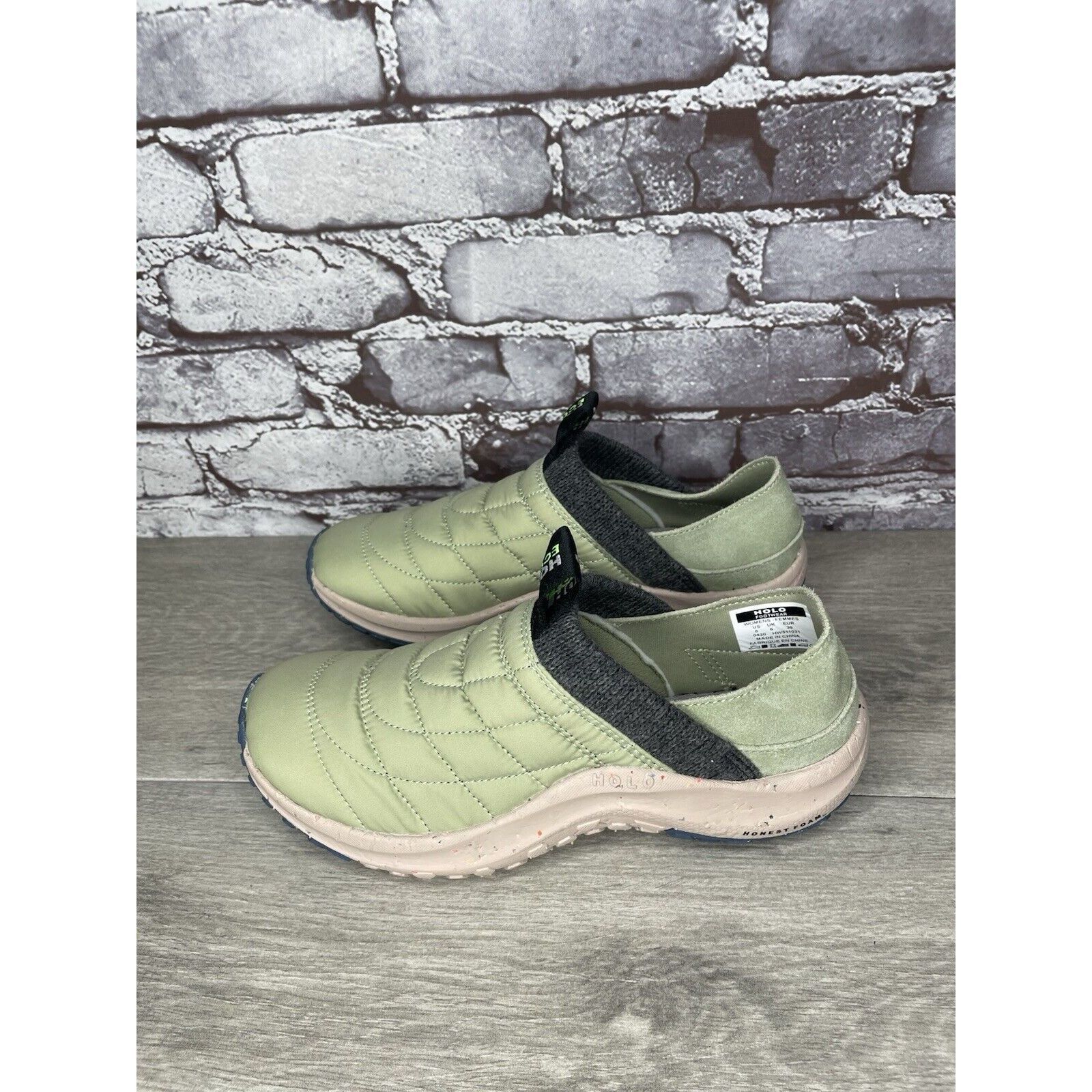 Other Holo Credimus After Hours Quilted Mint Green Synthetic Hikin Size US 8 / IT 38 - 14 Thumbnail