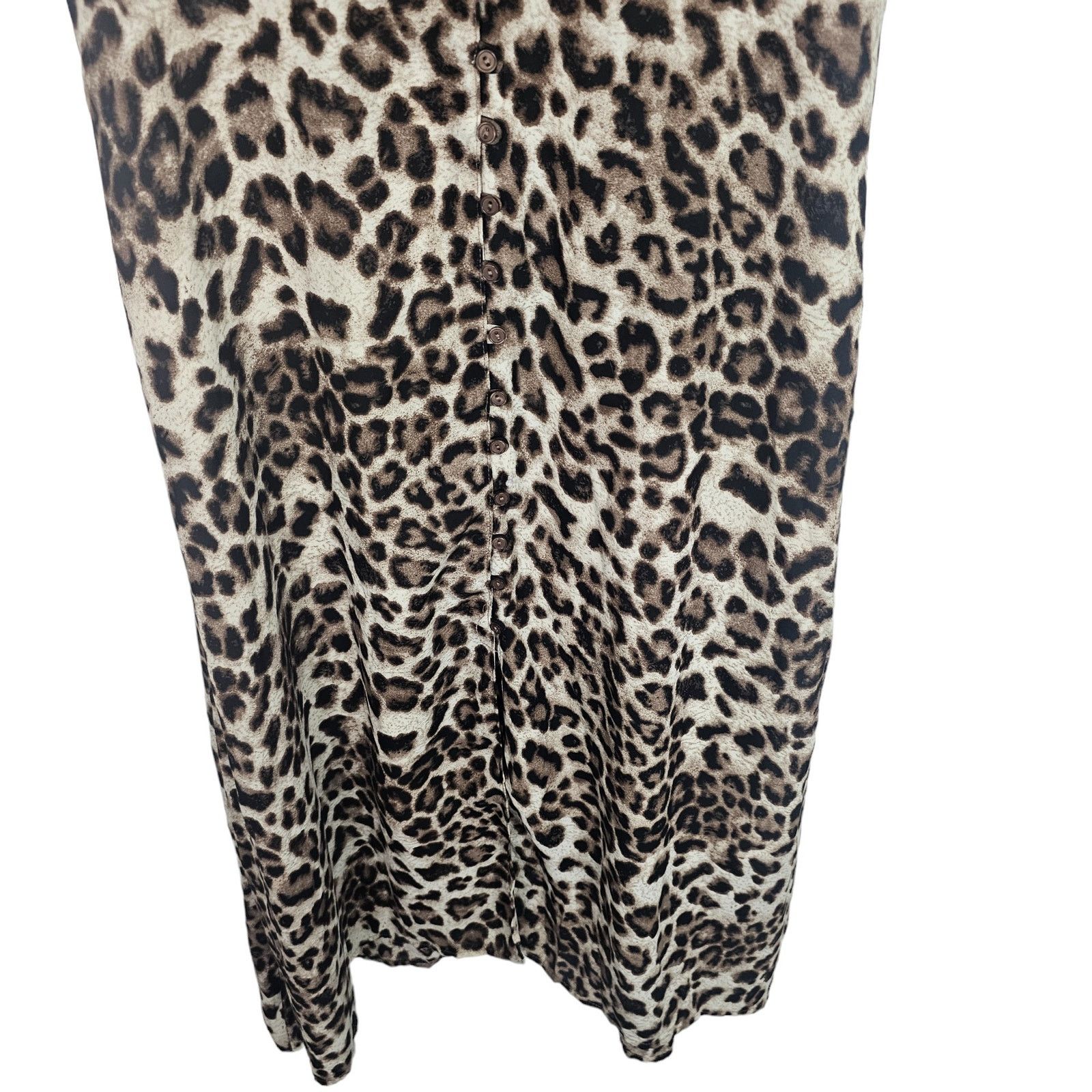 ASTR The Label ASTR The Label Womens Leopard Print Midi Dress Sz M Mob Wife Size M / US 6-8 / IT 42-44 - 10 Thumbnail