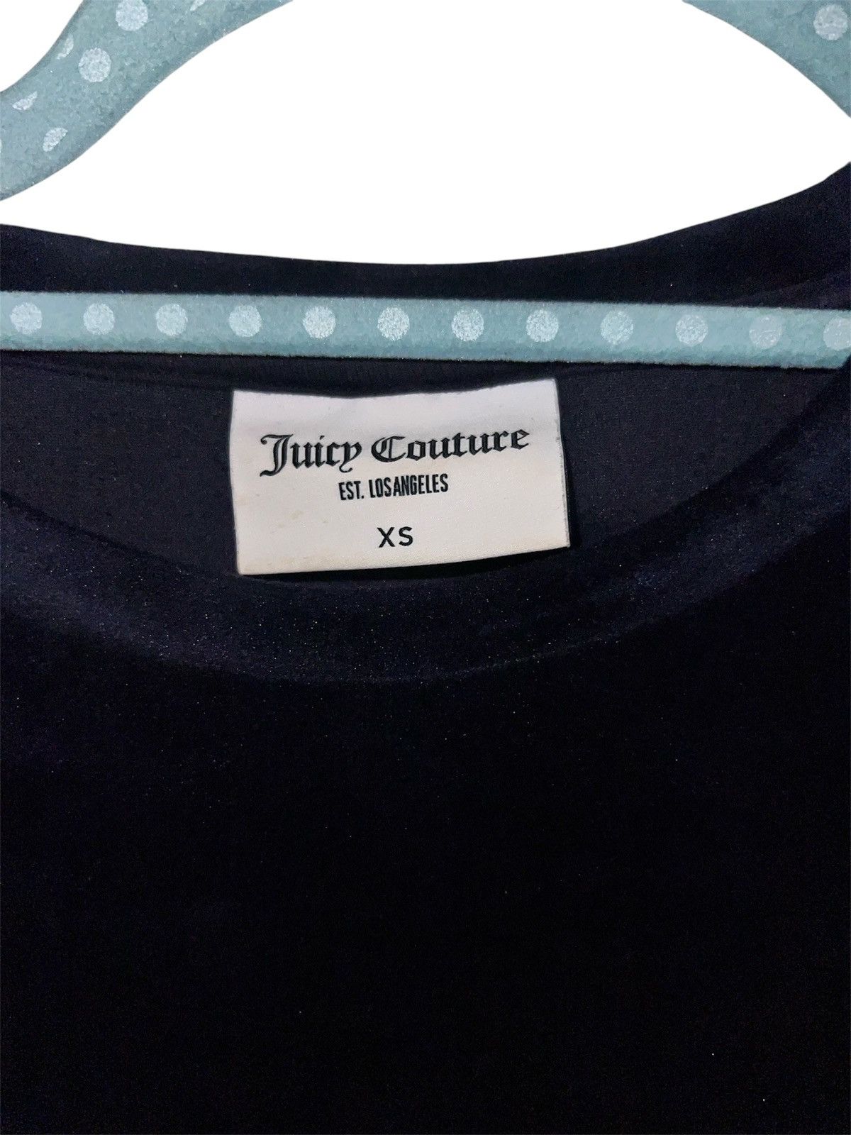 Juicy Couture Juicy Couture Rhinestone Velour T-Shirt — Y2K Classic Size XS / US 0-2 / IT 36-38 - 3 Thumbnail