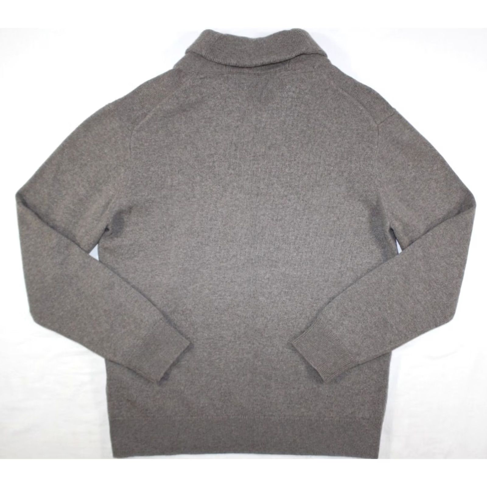 UNTUCKit UNTUCKit Sweater Men's S Van Douzer Merino Wool Blend Shawl Collar 40316 Brown Size US S / EU 44-46 / 1 - 7 Thumbnail