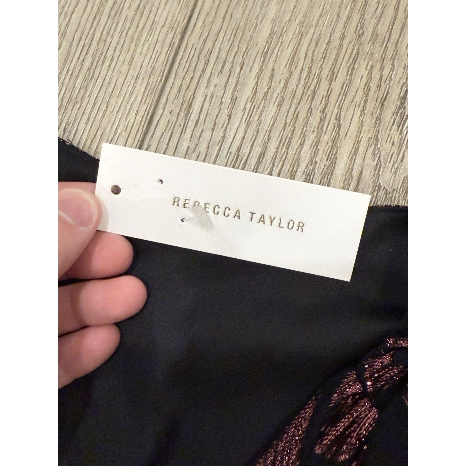 Rebecca Taylor Rebecca Taylor Lurex Jacquard Ruffle Wrap Dress $595 NWT Size XS / US 0-2 / IT 36-38 - 7 Thumbnail