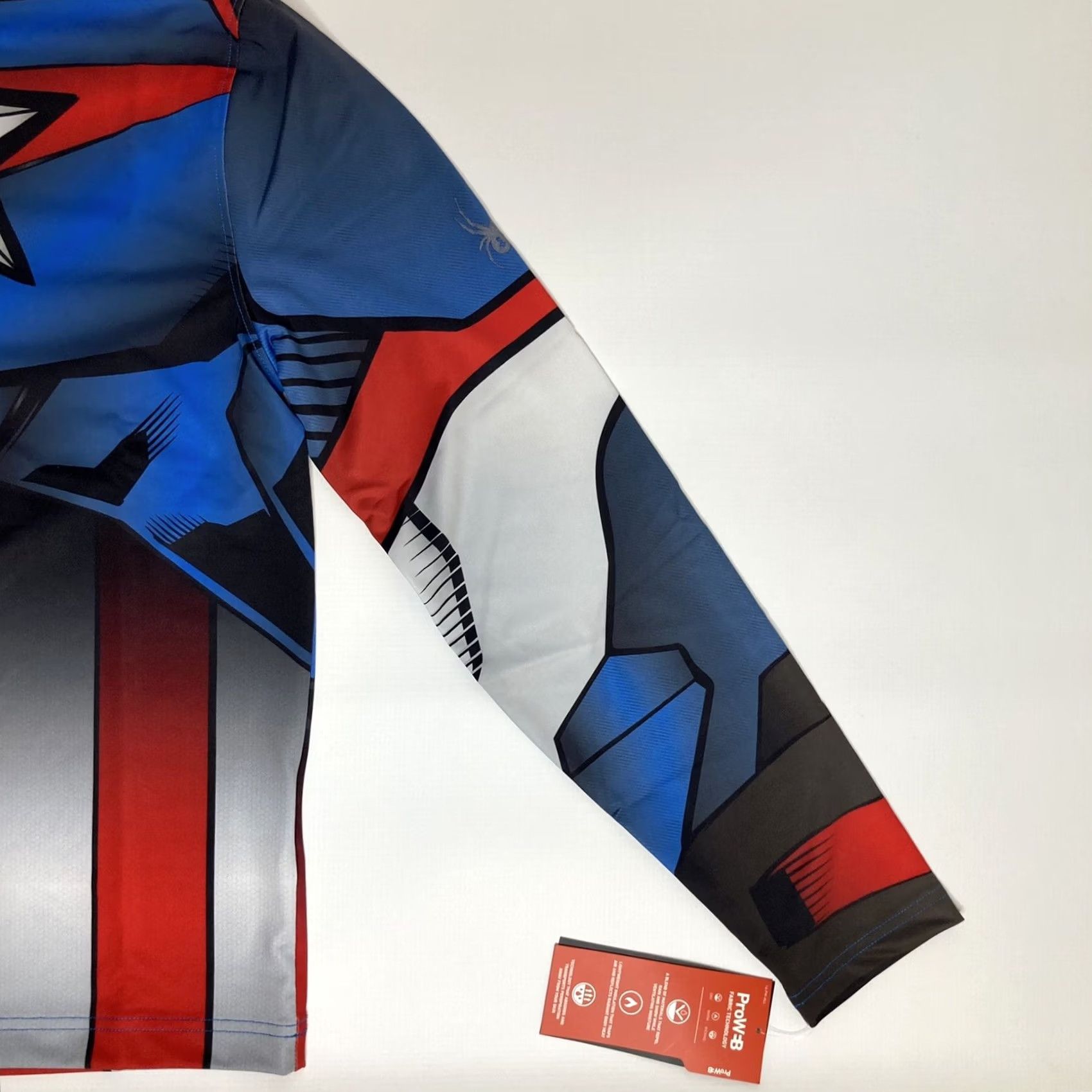 Spyder Spyder Marvel Tech Top Men's Small Blue Captain America 1/4 Zip Poly Blend Size US S / EU 44-46 / 1 - 4 Thumbnail