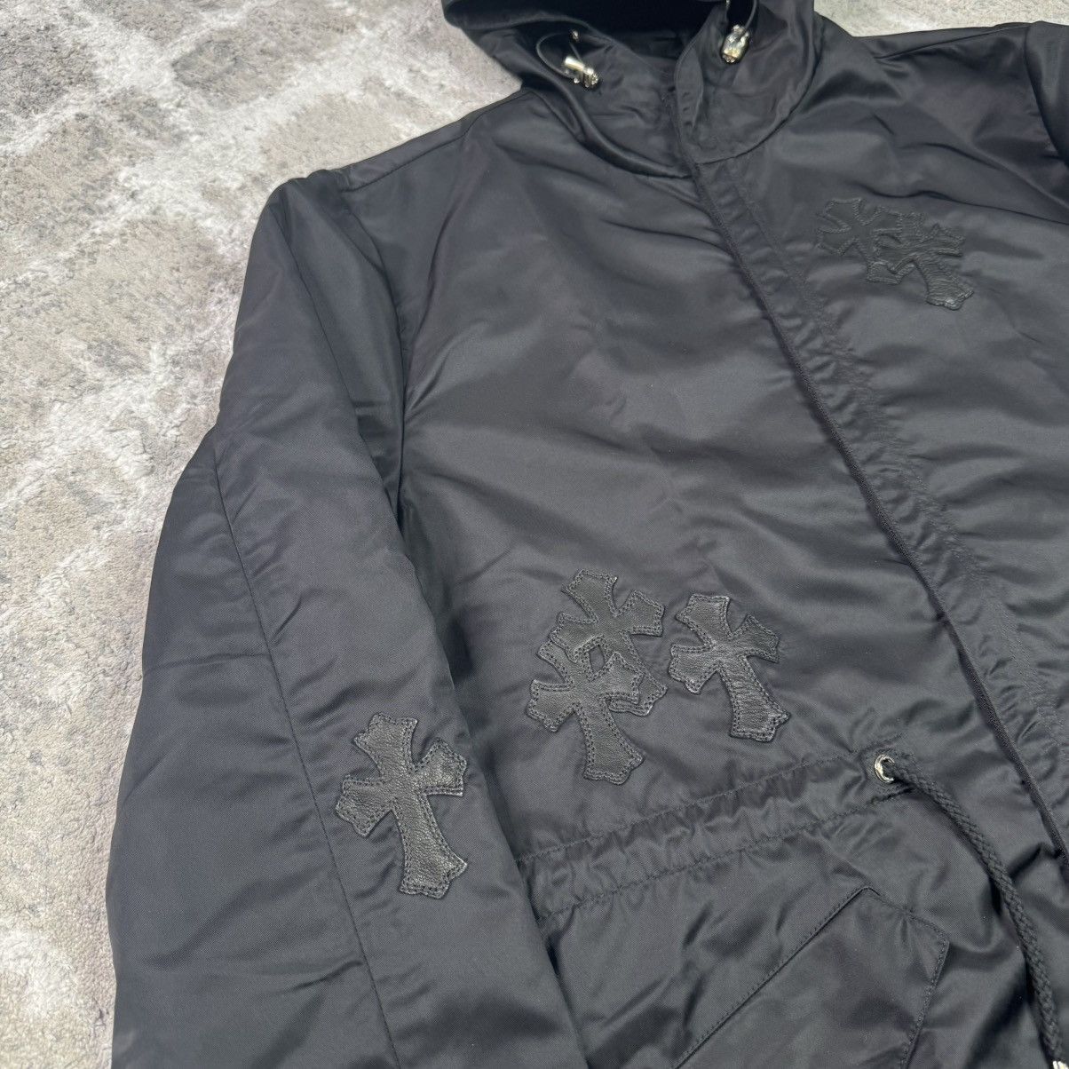 Chrome Hearts Nylon cross patch fishtail zip up jacket Size US L / EU 52-54 / 3 - 11 Thumbnail