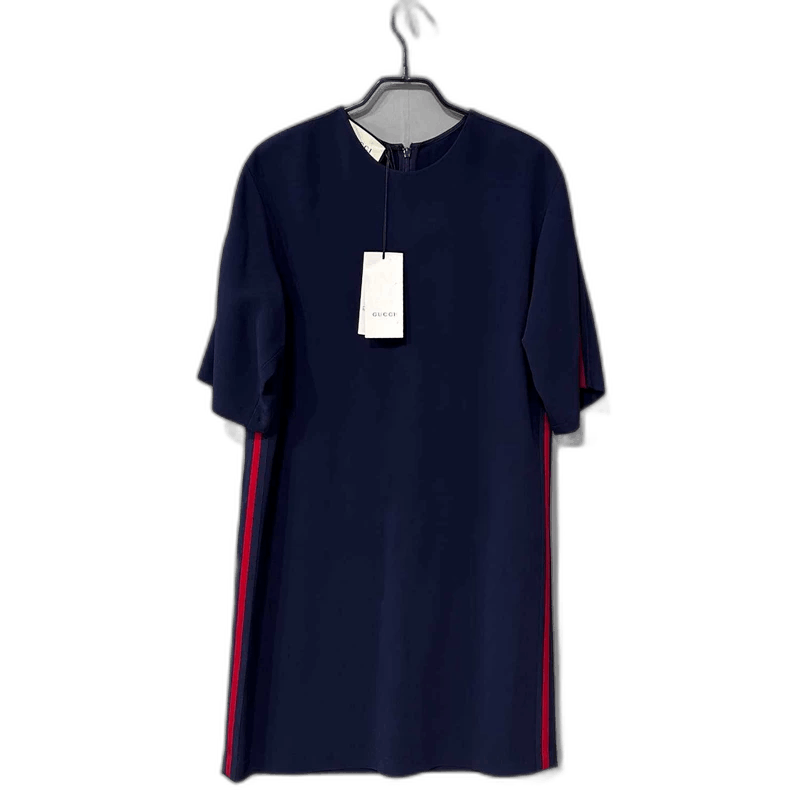 Gucci Gucci Silk Side Stripe Dress-2505 Size M / US 6-8 / IT 42-44 - 1 Thumbnail