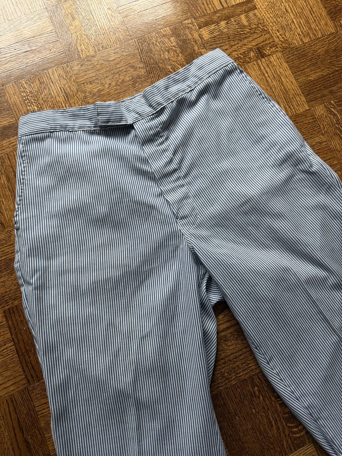 Vintage Vintage 60s Sears Pinstripe Seersucker Trousers Pants Size US 32 / EU 48 - 4 Thumbnail