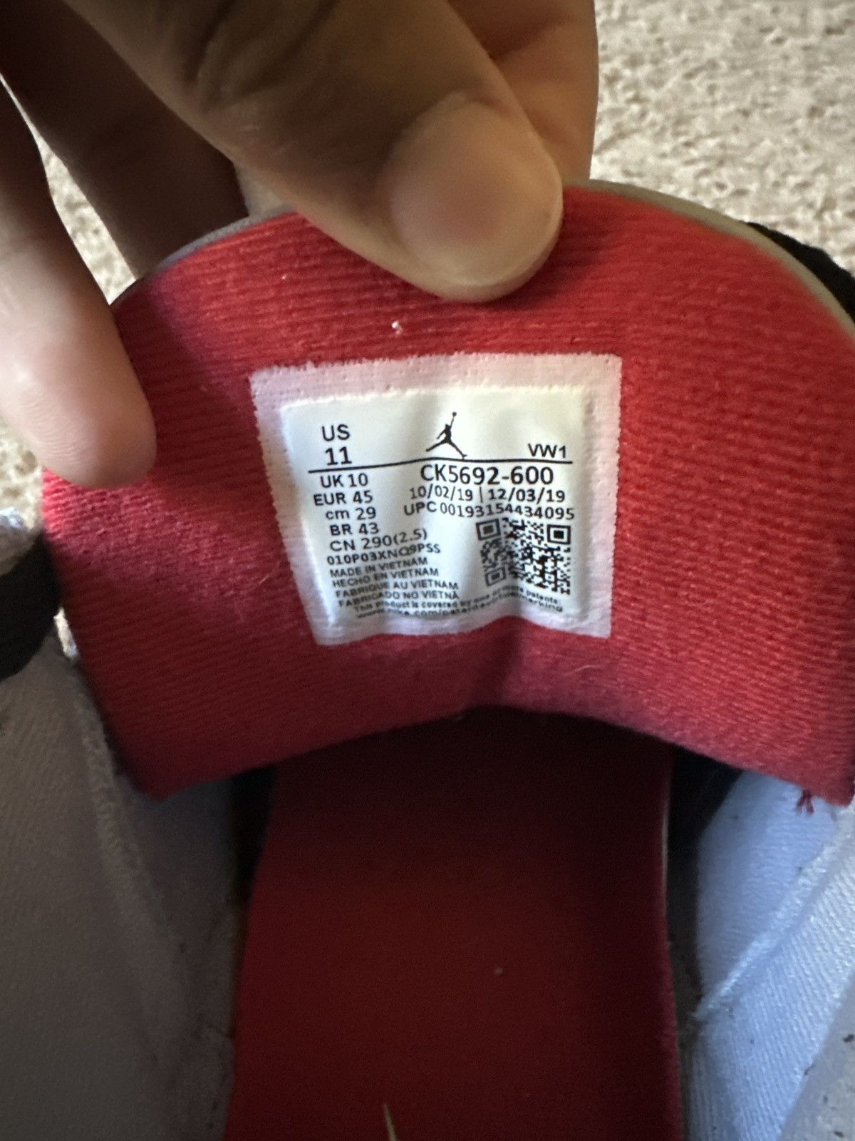 Jordan Brand Jordan 3 Retro Se Unite Size US 11 / EU 44 - 6 Thumbnail