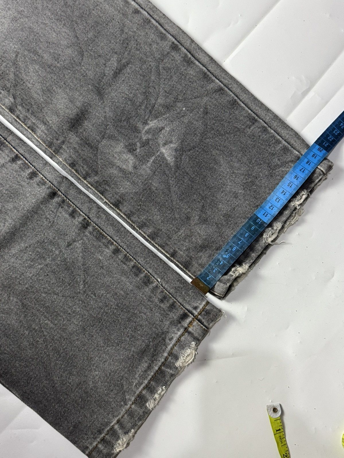 Hysteric Glamour × If Six Was Nine × Japanese Brand Sex Pot Revenge Distressed Punk Patch Denim Pants Size US 30 / EU 46 - 9 Thumbnail