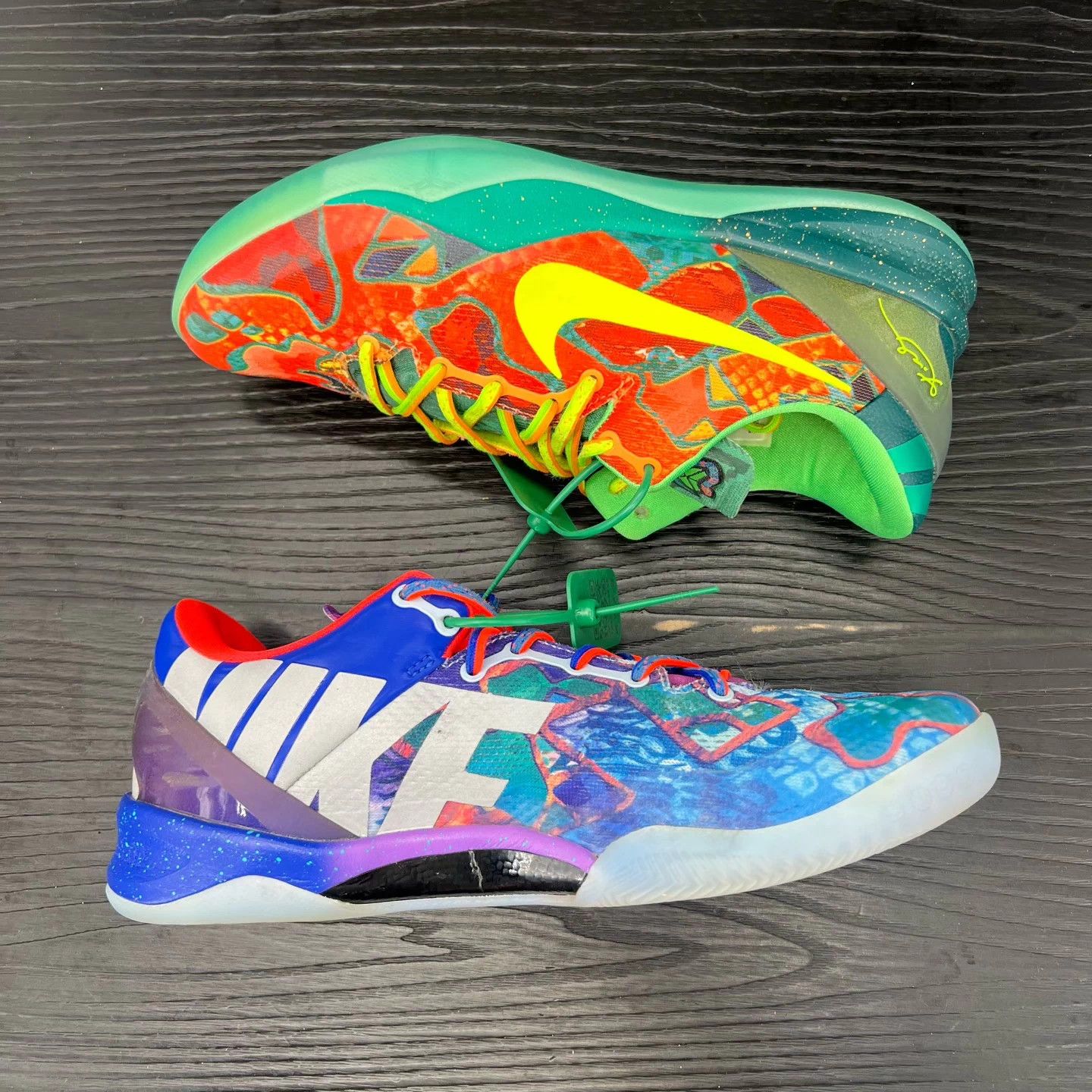Nike Nike Zoom Kobe 8 Orange Blue Yin Yang 44.5 Size US 11.5 / EU 44-45 - 2 Thumbnail
