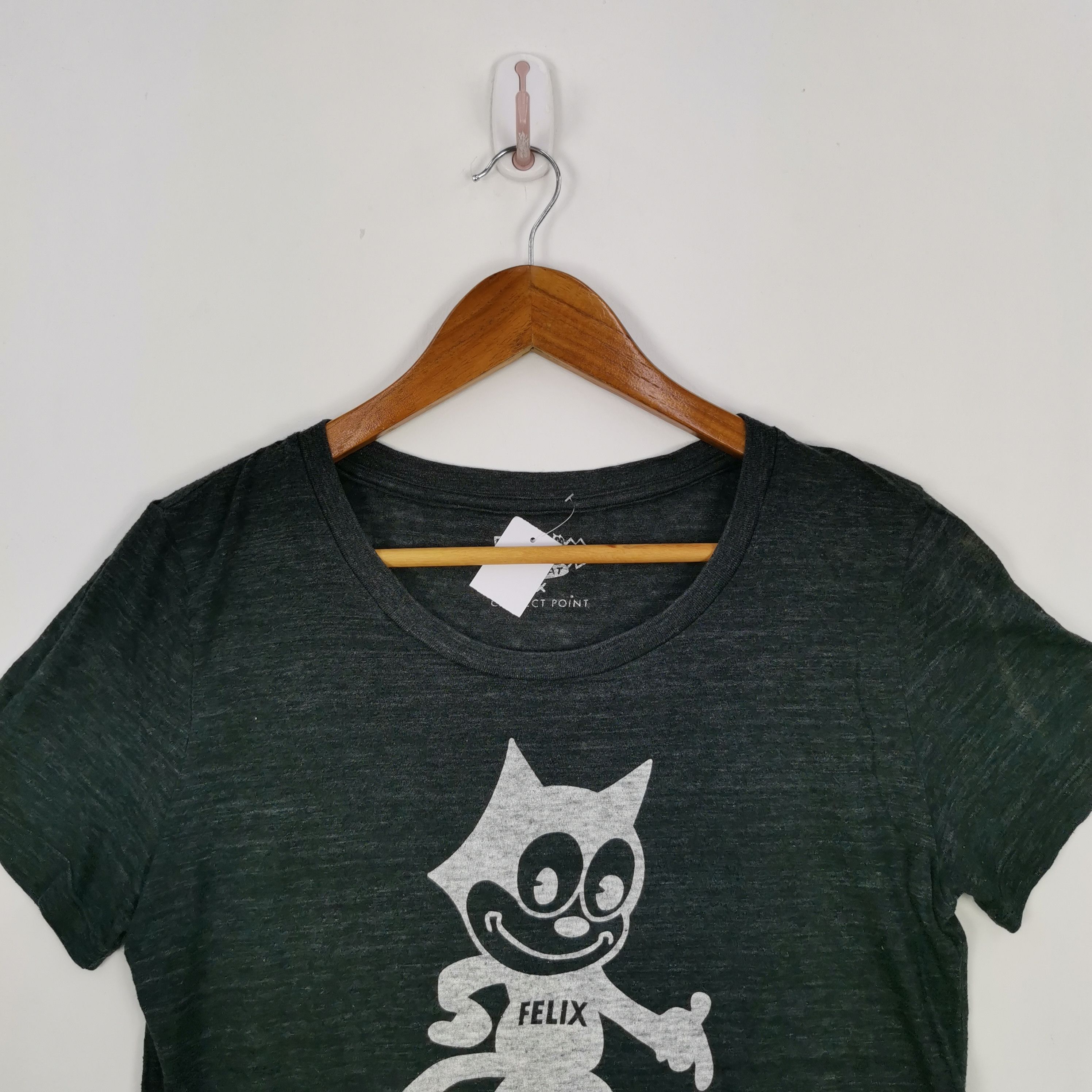 Cartoon Network Vintage Y2K Felix The Cat T-Shirt Cartoon Anime Movies Tee Size XS / US 0-2 / IT 36-38 - 3 Thumbnail