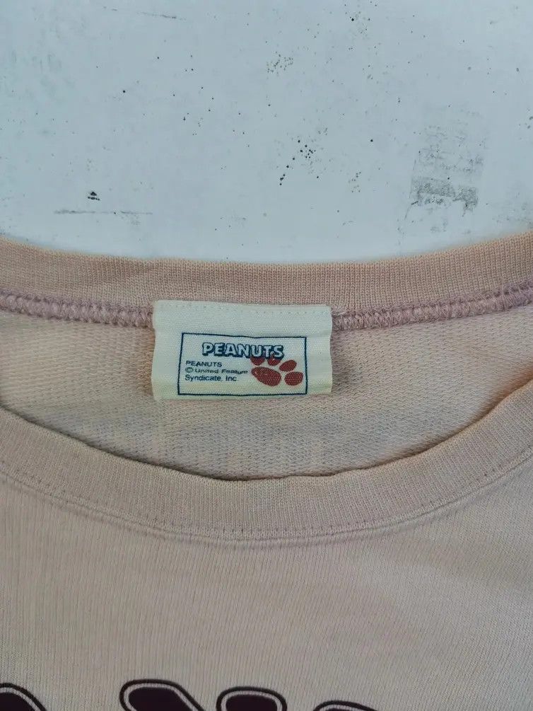 Peanuts Rare!!! Peanuts 1950 Snoopy Big Logo Sweatshirt Size US L / EU 52-54 / 3 - 3 Thumbnail