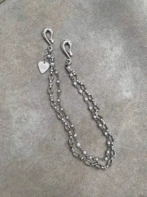 VIBE Riruuko x Endo 2 Layer Natural Echo Pearled Wallet Chain Size ONE SIZE - 7 Thumbnail