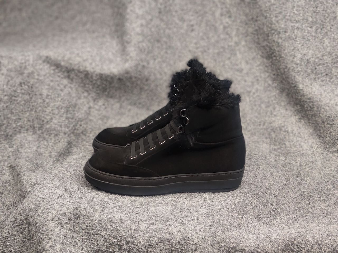Jil Sander Jil Sander Navy Collection Suede Leather boots fur Shoes Size US 10 / IT 40 - 9 Thumbnail
