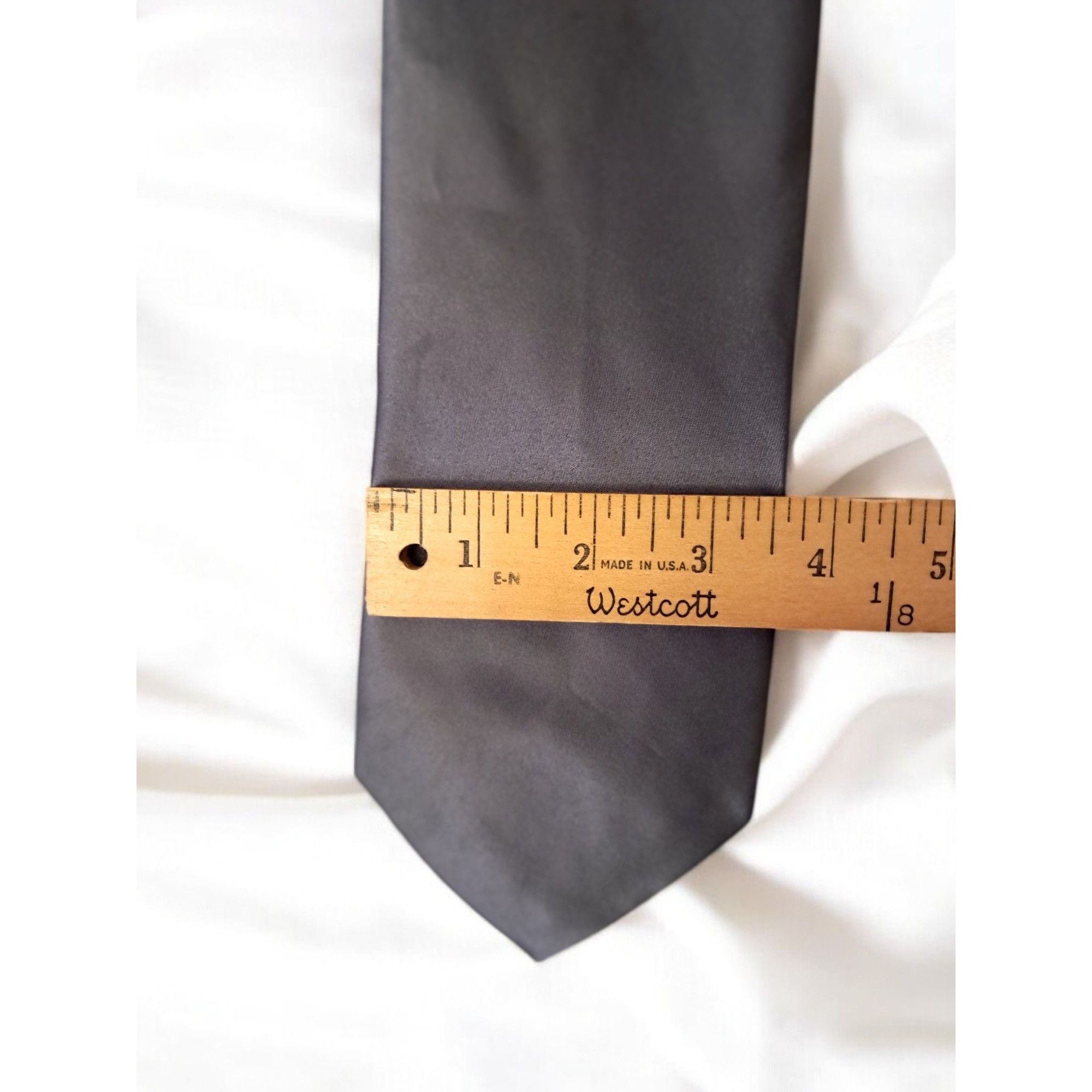 Other Umo Lorenzo Made in Italy, Gray 100% Polyester Tie. Size ONE SIZE - 6 Thumbnail