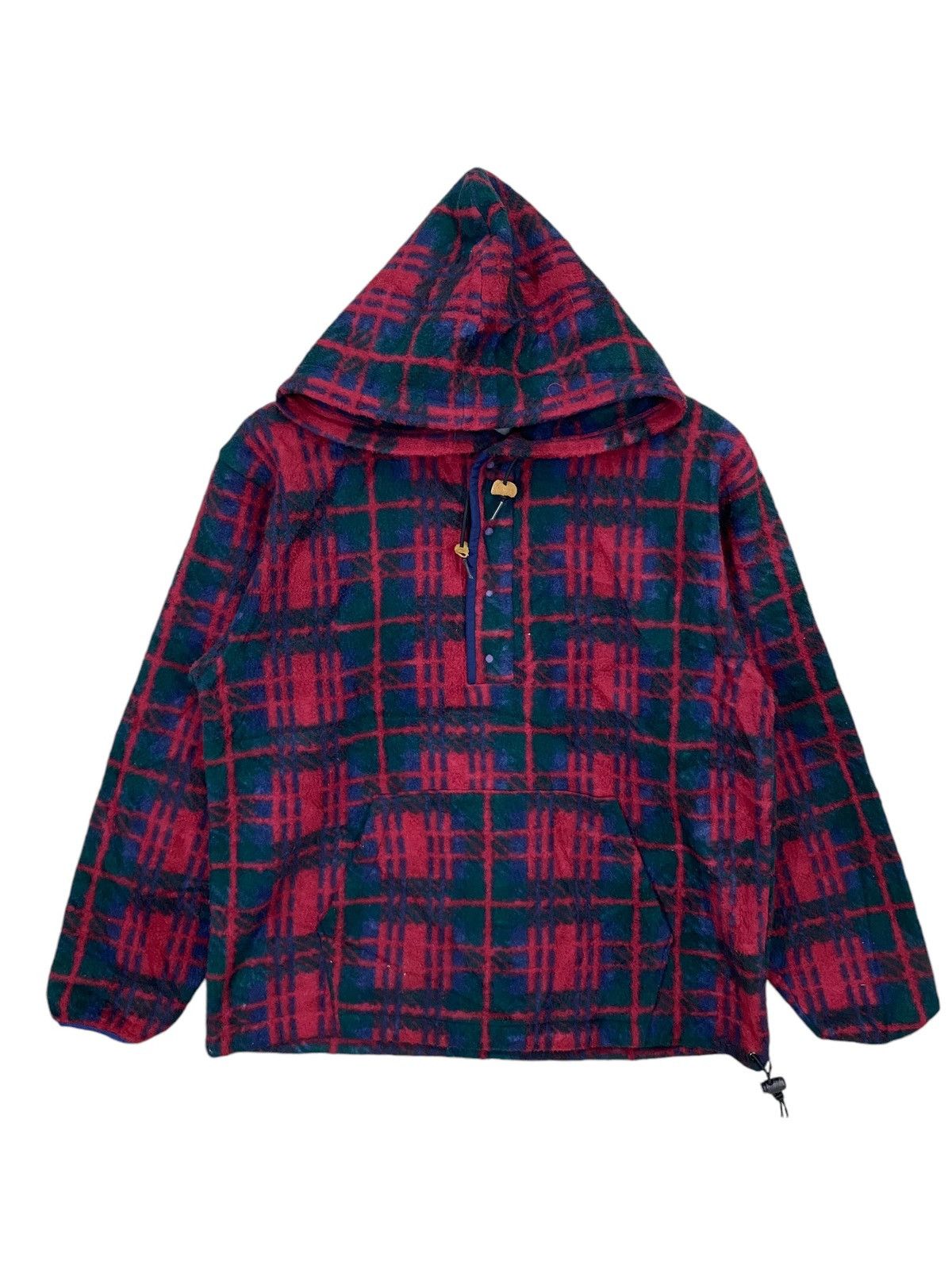 L.L. Bean × Vintage Vintage LL bean anorak fleece sweater pullover half button Size US M / EU 48-50 / 2 - 1 Thumbnail