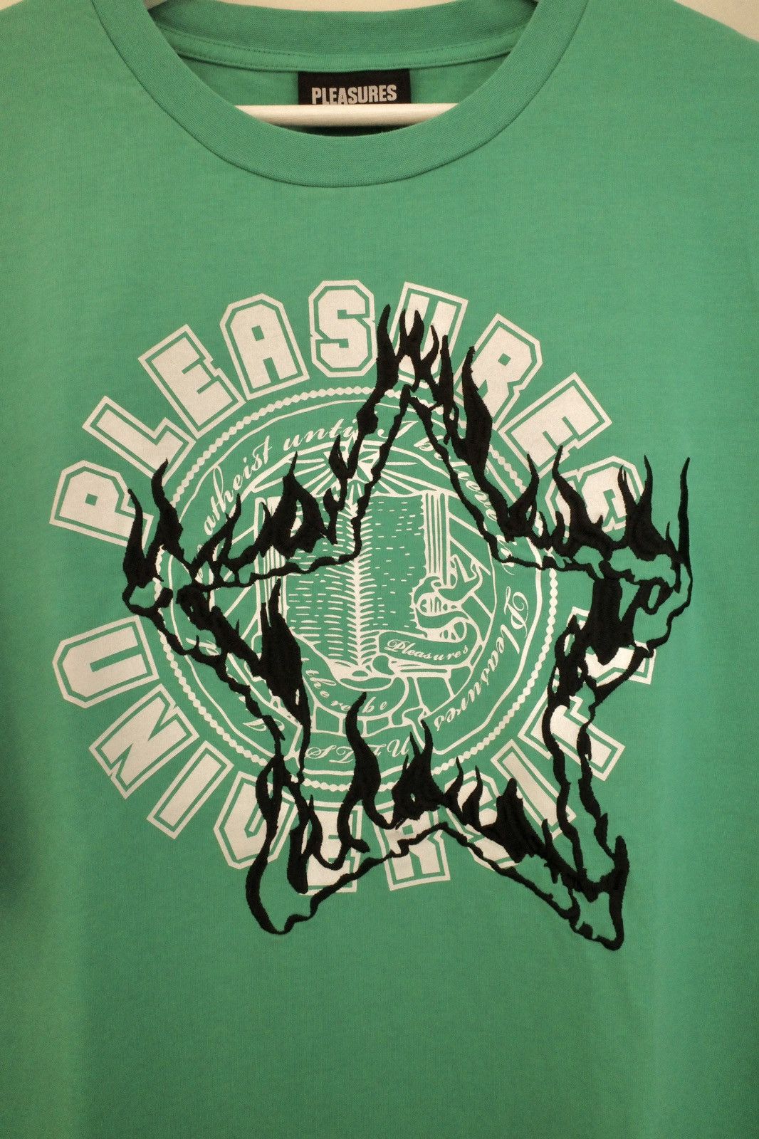Pleasures Pleasures University Heavyweight Tee Size US L / EU 52-54 / 3 - 6 Thumbnail
