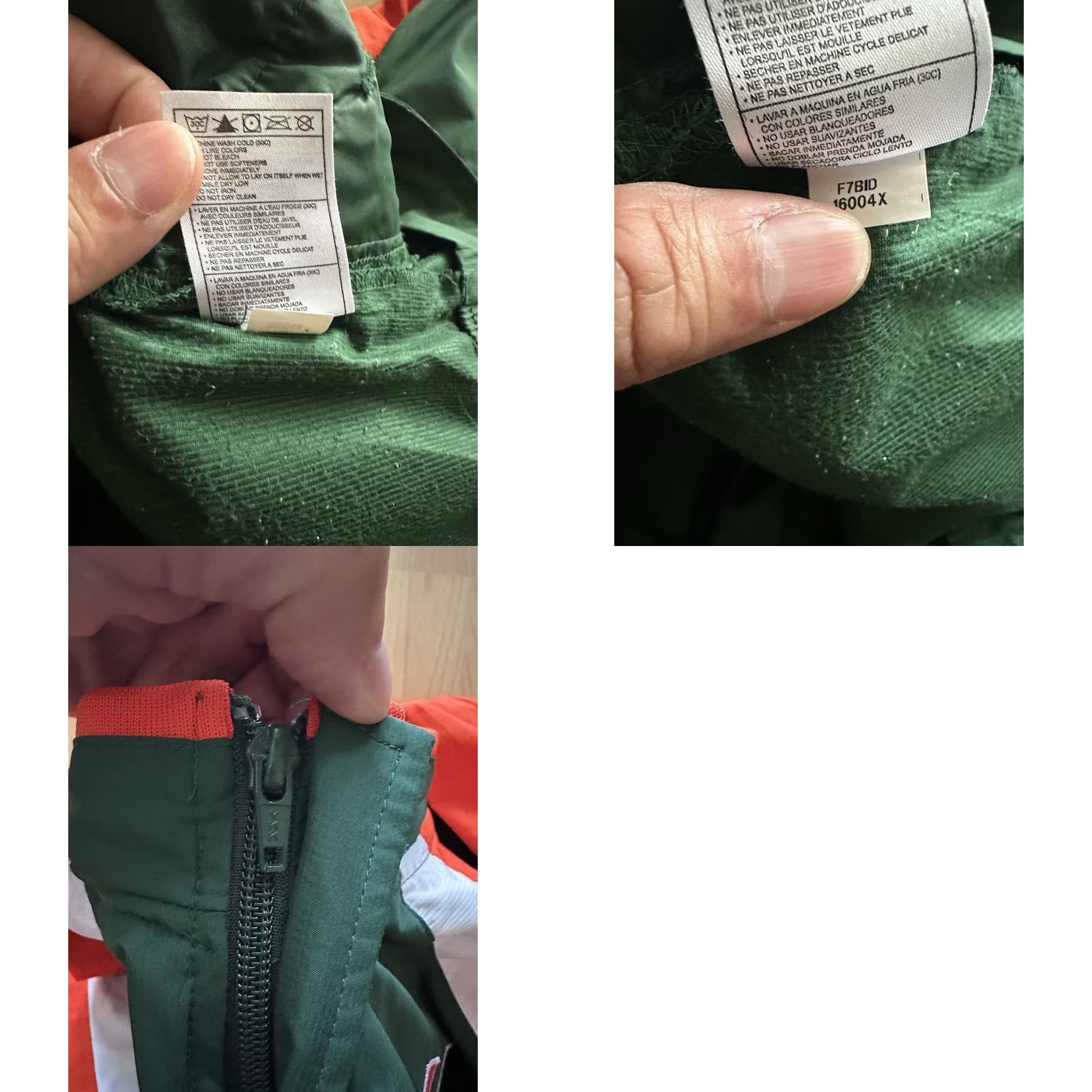 Nike VINTAGE Nike Windbreaker Jacket Mens M Full Zip Green Embroidered Logo Retro College Sports Size US M / EU 48-50 / 2 - 9 Thumbnail